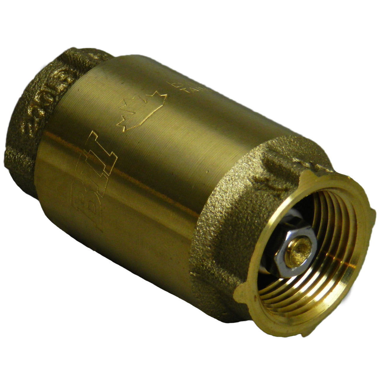 Brass Check Valve with FNPT Connection - Lead Free