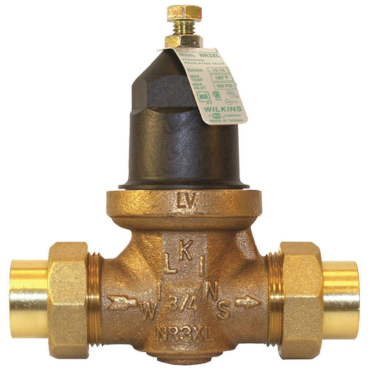 Water Pressure Reducing Valve - Dual Union Connection