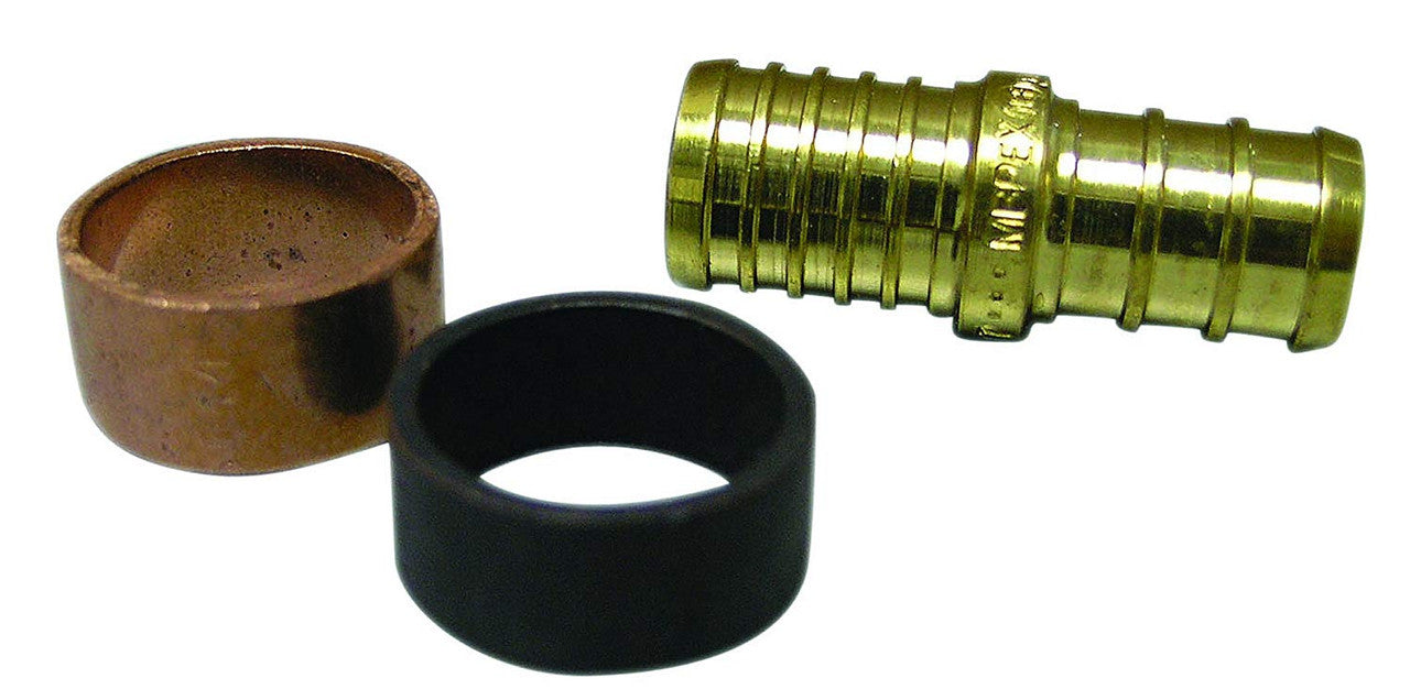 Poly to PEX transition coupling