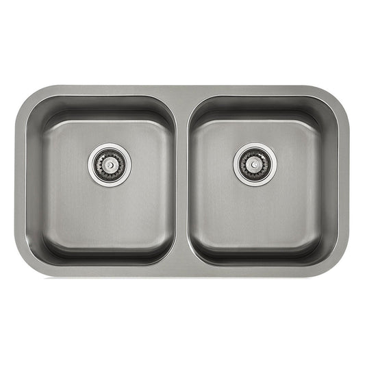 Undermount  Sink Stainless Steel Double Bowl 